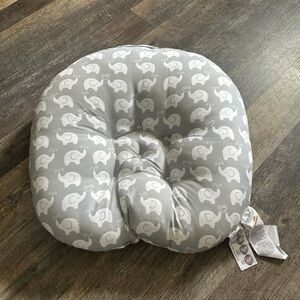 Boppy Gray Elephant Pillow